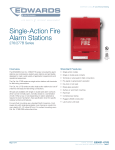 Data Sheet E85001-0183 -- Single Action Pull Stations