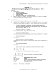 Section 4.4 Problem Solving Using Systems of Equations