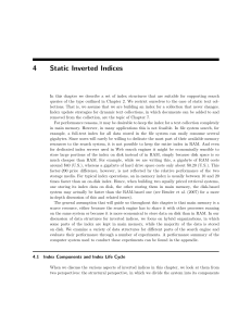 4 Static Inverted Indices - Information Retrieval Group