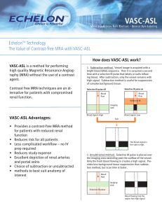 VASC-ASL - Hitachi Medical Systems America, Inc.