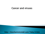 Cancer and viruses