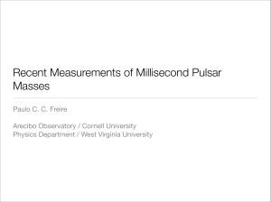 Recent Measurements of Millisecond Pulsar Masses