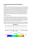 Basics of Remote Sensing for Agricultural