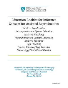 Education Booklet for Informed Consent for Assisted