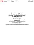 Government of Canada Metadata Implementation Guide for Web