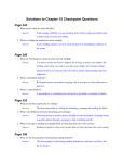 Chapter 15 Checkpoint Solutions