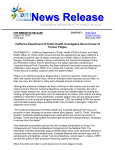 News Release - Imperial County Public Health Department
