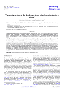 Thermodynamics of the dead-zone inner edge in protoplanetary