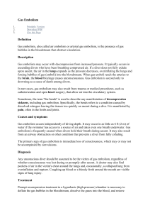 Gas Embolism