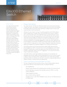 EX4300 Ethernet Switch