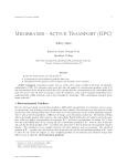 Membranes - Active Transport (GPC)