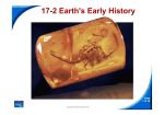 17-2 Earth`s Early History