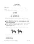 7th Grade Science Formative Assessment #6 Multiple Choice