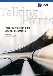Productivity Growth in the Developed Economies
