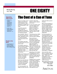 Segment 15. The Cost of a Can of Tuna