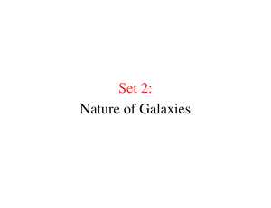 Set 2: Nature of Galaxies