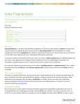 Index Fragmentation