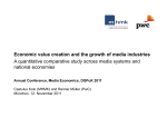 Economic value creation and the growth of media industries A