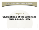 1400 B.C.–A.D. 1570