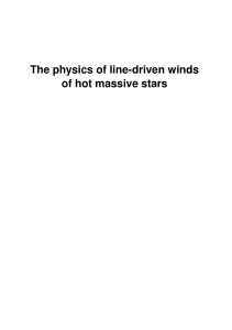 The physics of line-driven winds of hot massive stars