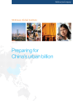 Preparing for China`s urban billion