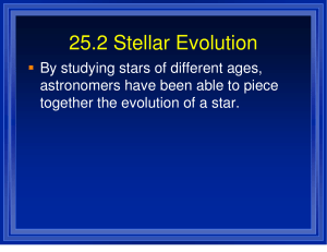 25.2 Stellar Evolution
