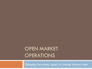 open market operations