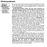 photosynthesis article