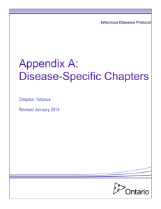 Appendix A: Disease-Specific Chapters