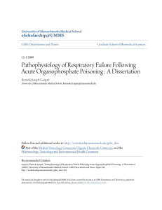 Pathophysiology of Respiratory Failure Following Acute