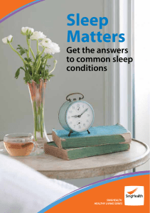Sleep Matters