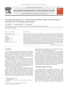 Two-phase friction factor in vertical downward flow in high