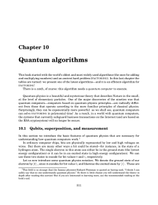 Quantum algorithms - People @ EECS at UC Berkeley