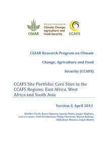 Core Sites in the CCAFS Regions: East Africa - CGSpace