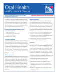 Oral Health - American Parkinson Disease Association