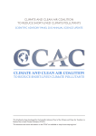 CLIMATE AND CLEAN AIR COALITION TO REDUCE SHORT