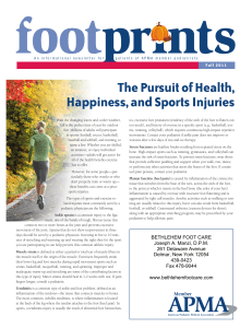 The Pursuit of Health, Happiness, and Sports Injuries