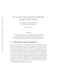 On maximal stable quotients of definable groups in NIP theories