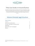 Mission-Oriented Legal Structure
