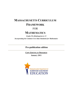 Math Frameworks - Swampscott High School