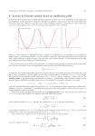 8 Lecture 8: Periodic motion about an equilibrium point