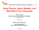 Solar Physics, Space Weather, and Wide-field X-ray