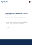 Cyberespionage campaign hits energy companies