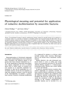 Physiological meaning and potential for application of reductive