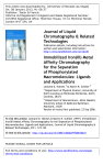 Immobilized Iron(III) Metal Affinity Chromatography for