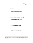 Public Assessment Report Scientific discussion Ursochol 600