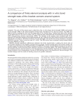 A comparison of finite element analysis with in vitro bond strength