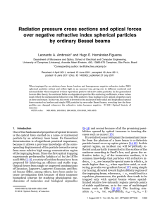 Radiation pressure cross sections and optical forces over negative