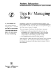 Tips for Managing Saliva - UWMC Health On-Line