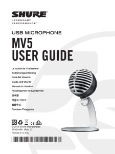 MOTIV MV5 User Guide (English)